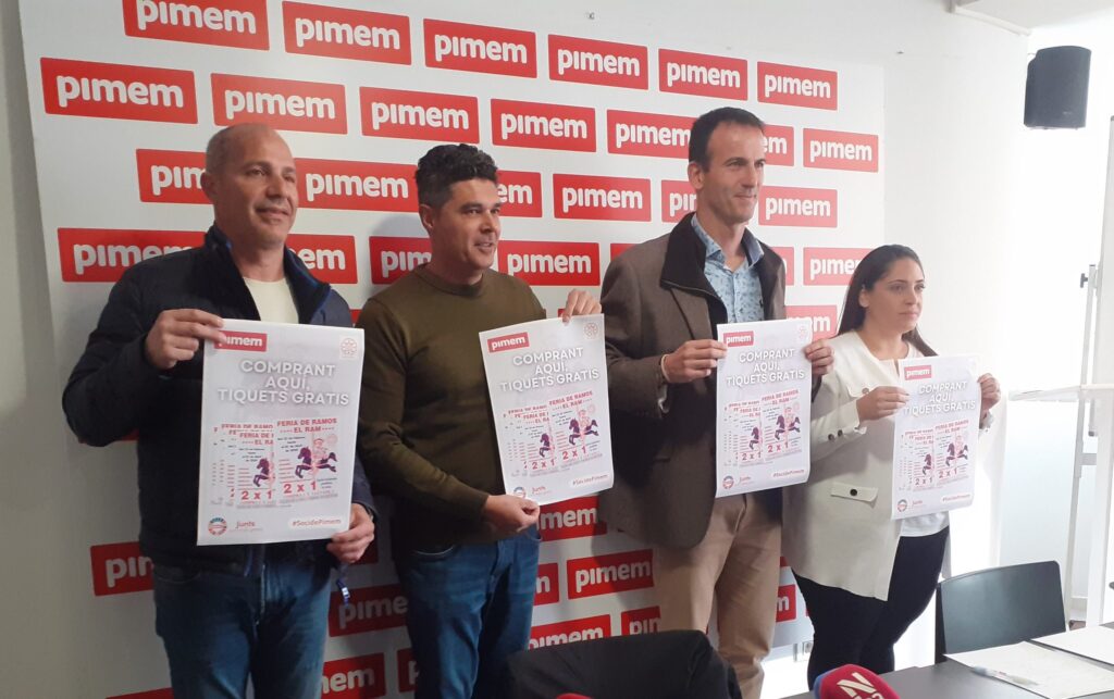 PIMEM reparte 100.000 tiques 2x1 entre 1.500 establecimientos para la Fira del Ram
