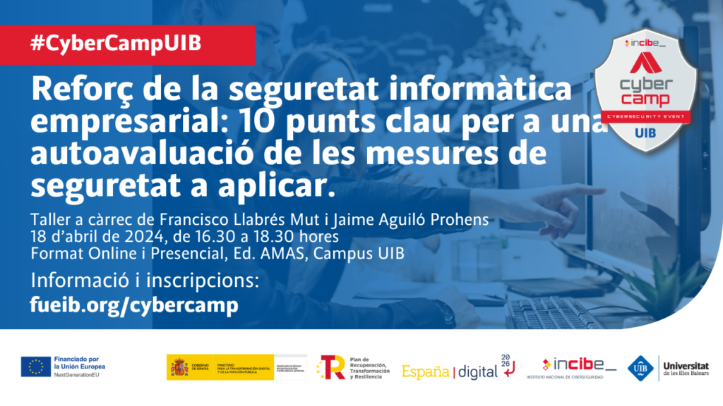 Jornada de ciberseguridad para pymes en la UIB