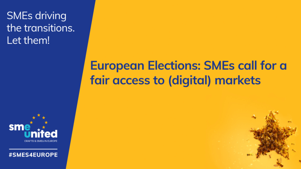 Elecciones europeas: las pymes piden un acceso justo a los mercados digitales