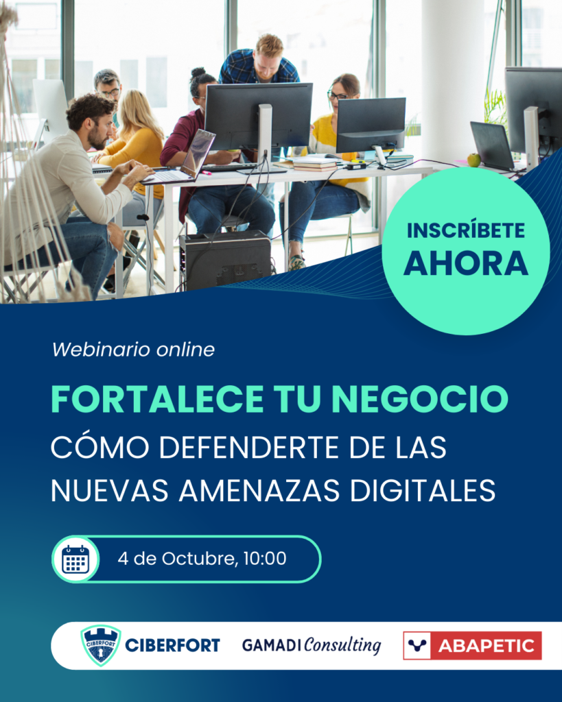 Gamadi Consulting, ABAPETIC y Ciberfort organizan un webinar sobre seguridad en internet