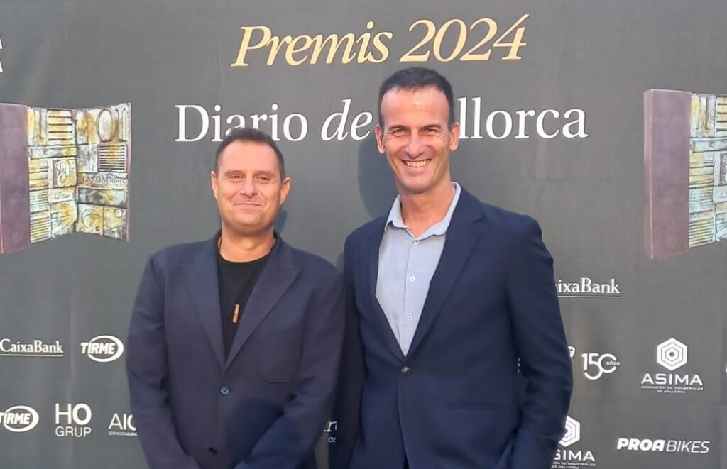 Jordi Mora y Miquel Àngel Salvà representan a PIMEM en los Premios Diario de Mallorca