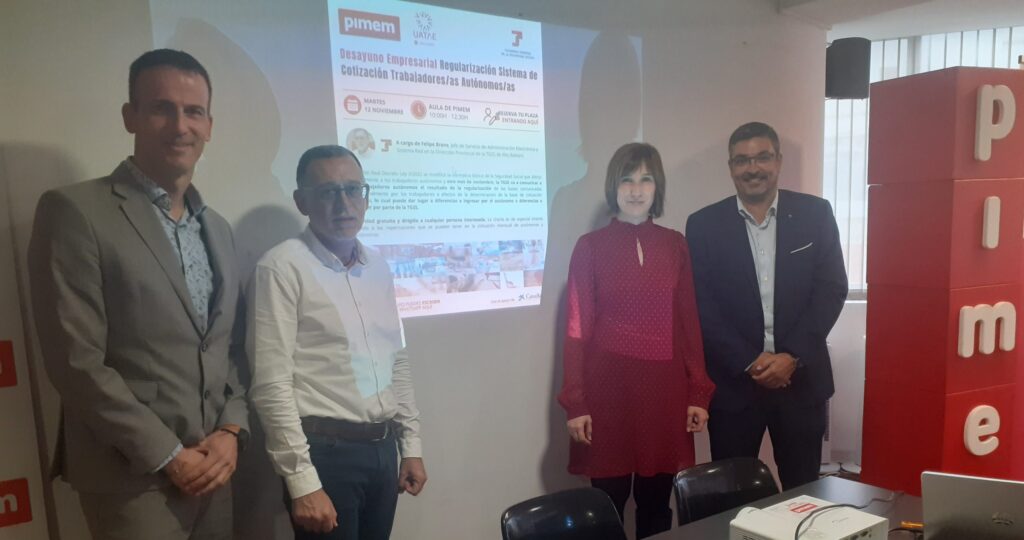 PIMEM acoge formación para autónomos con la directora provincial de la Seguridad Social